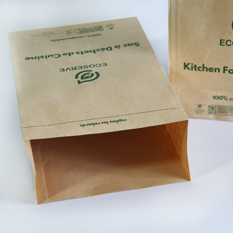 ECOSERVE Compostable Paper Bags -  leocashop