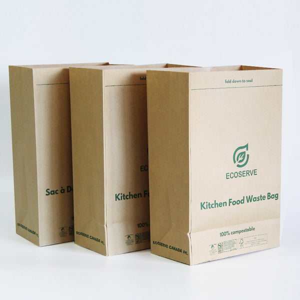 ECOSERVE Compostable Paper Bags